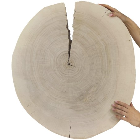 Owalny Plaster Topoli ⭖ Okorowany/Surowy ⭖ 75 x ±65 x 9 cm ⭖ DIY