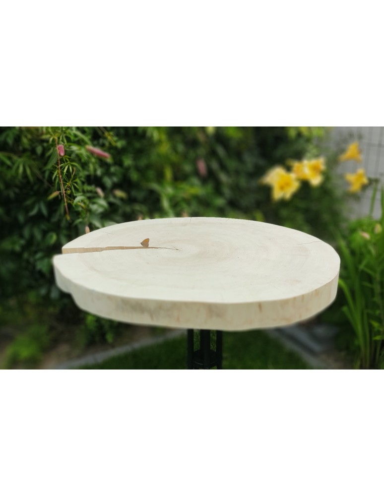 Stoły i Stoliki - Okorowany Plaster Topoli ~ Owalny ~ dł. 100/ szer. max. 85/ gr. 9 cm ~  142920 - product MODO24.PL 6