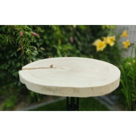 Owalny Plaster Topoli ⭖ Okorowany/Surowy ⭖ 100 x ±90 x 9 cm ⭖ DIY