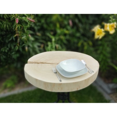 Owalny Plaster Topoli ⭖ Okorowany/Surowy ⭖ 75 x ±65 x 9 cm ⭖ DIY