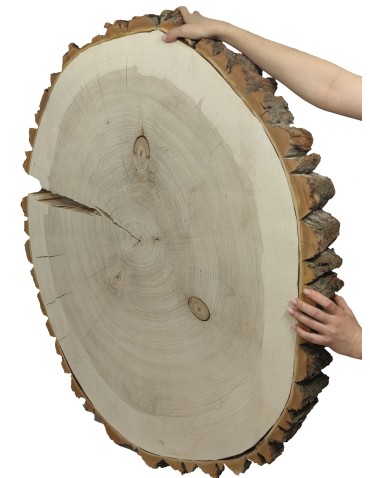 Stoły i Stoliki - Plaster Topoli z Korą ~ Owalny ~ dł. 100/ szer. max. 85/ gr. 9 cm ~  092151 - product 3