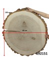 Plaster Topoli z Korą ~ Owalny ~ dł. 100/ szer. max. 85/ gr. 9 cm ~  092151