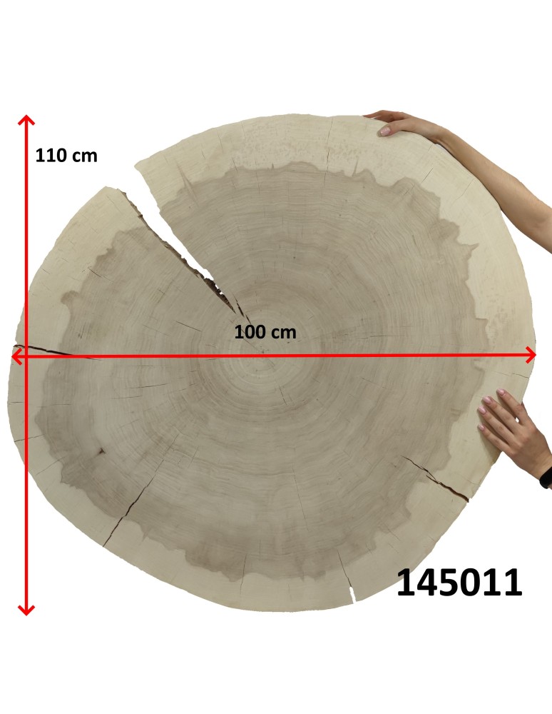 Stoły i Stoliki - Okorowany Plaster Topoli ~ Owalny ~ dł. 110/ szer. max. 100/ gr. 9 cm ~ - product MODO24.PL 3