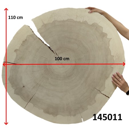Owalny Plaster Topoli ⭖ Okorowany/Surowy ⭖ 110x100x9 cm ⭖ DIY