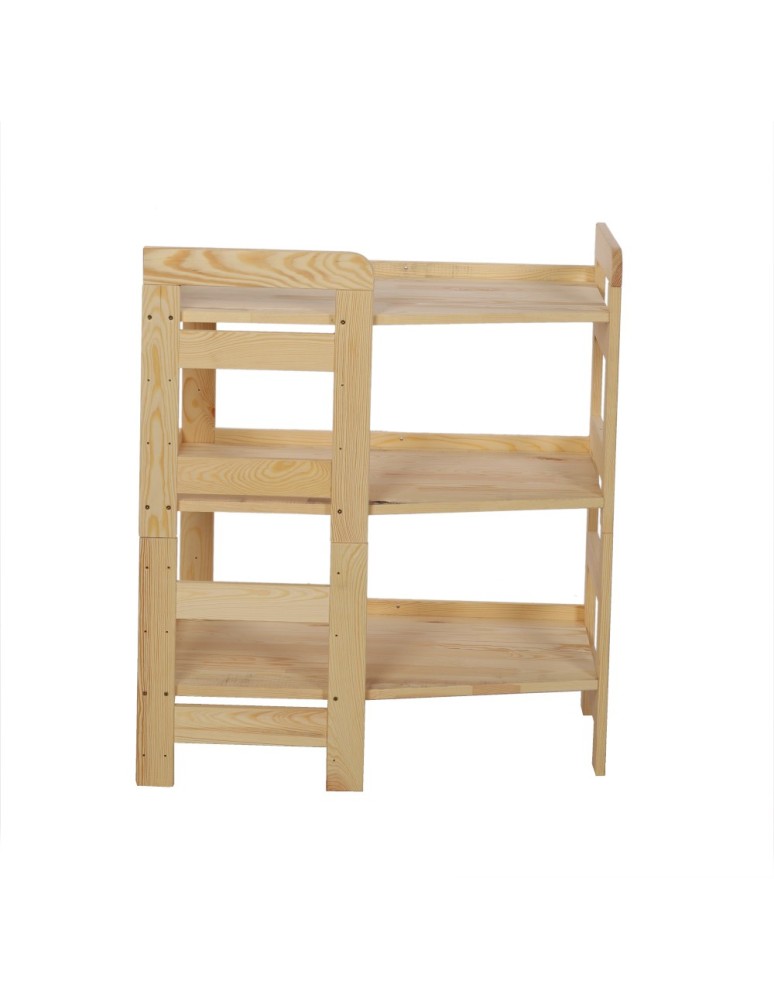 Regały drewniane - Regał Modułowy Narożnikowy ~ BERDO NAR_03 ~ 82,4x72x44,8 cm ~ 3 Półki - product MODO24.PL 2