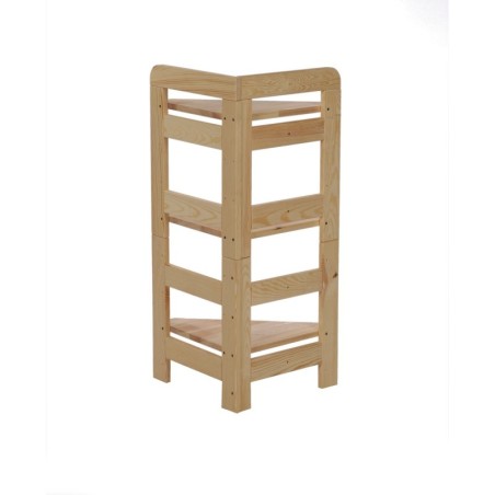 Narożny Regał Modułowy ~ Zewnętrzny ~ BERDO NZEW_03 ~ 82,4x34,4x34 cm ~ 3 Półki