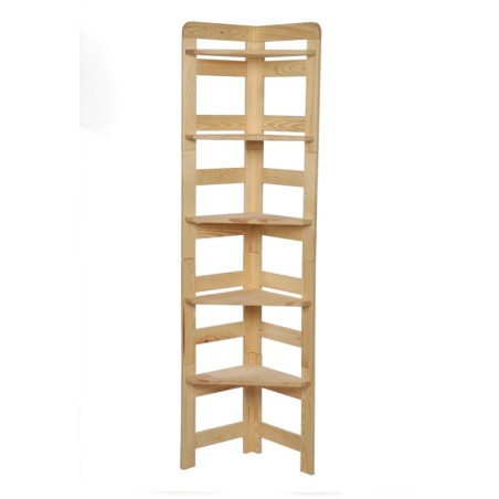 Narożny Regał Modułowy ~ Zewnętrzny ~ BERDO NZEW_05 ~ 159,2x34,4x34 cm ~ 5 Półek