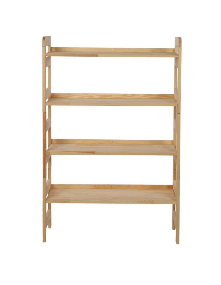 Regały drewniane - Regał Modułowy Prosty ~ BERDO PRO_04 ~ 120,8x80x34,4 cm ~ 4 Półki - product MODO24.PL 2