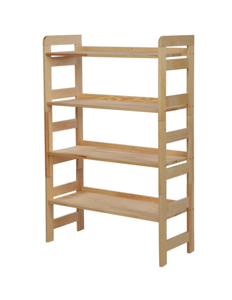 Regały drewniane - Regał Modułowy Prosty ~ BERDO PRO_04 ~ 120,8x80x34,4 cm ~ 4 Półki - product MODO24.PL 4