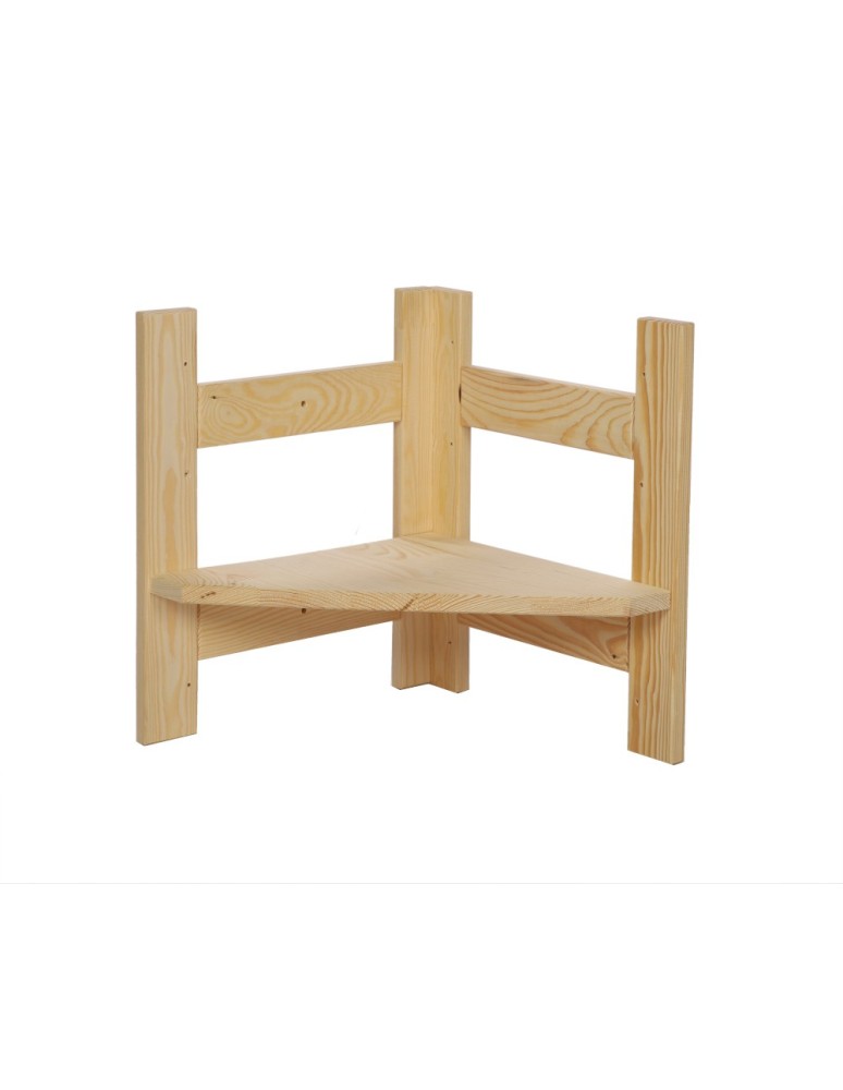 Regały drewniane - Nadstawka do Regału BERDO ~ Moduł Narożnikowy ~ 38,4x34,4x34 cm - product MODO24.PL 4