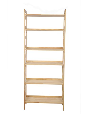 Regały drewniane - Regał Modułowy Prosty ~ BERDO PRO_06 ~ 197,6x80x34,4 cm ~ 6 Półek - product 4