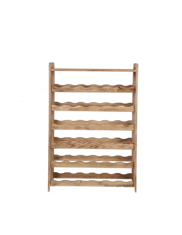 Seria RW-22 - Regał Dębowy Opalany na 36 butelek ~ RW-22-36P_FL - product 5