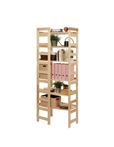 Regał Modułowy Narożnikowy ~ BERDO NAR_06 ~ 197,6x72x44,8 cm ~ 6 Półek