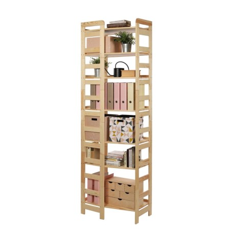 Regał Modułowy Narożnikowy ~ BERDO NAR_07 ~ 236x72x44,8 cm ~ 7 Półek