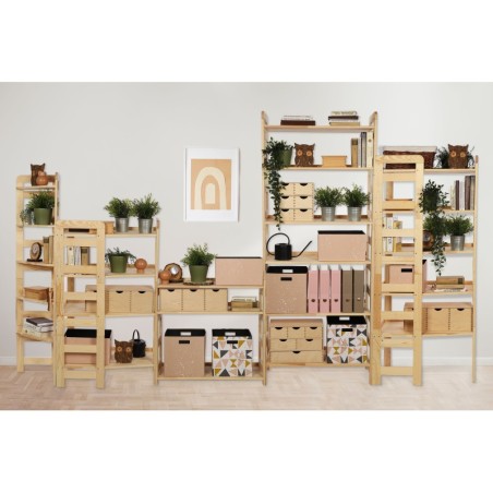 Regał Modułowy Narożnikowy ~ BERDO NAR_05 ~ 159,2x72x44,8 cm ~ 5 Półek