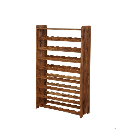 Regał dębowy na 56 butelek · RW-22-56P_O_FL · drewno olejowane, opalane