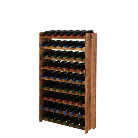 Regał dębowy na 63 butelki · RW-22-63 · drewno olejowane, opalane
