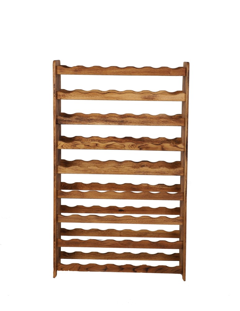 Seria RW-22 - Regał dębowy na 63 butelki · RW-22-63 · drewno olejowane, opalane - product MODO24.PL 3