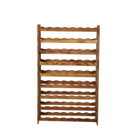 Regał dębowy na 63 butelki · RW-22-63 · drewno olejowane, opalane