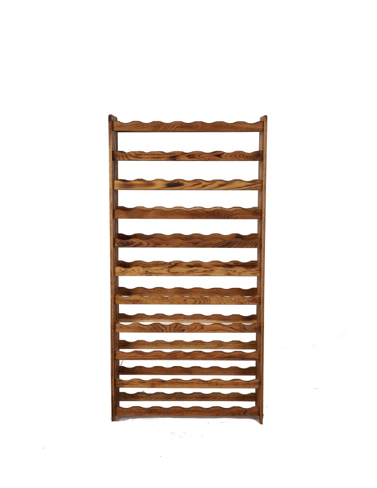 Seria RW-22 - Dębowy regał na wino RW-22-77 drewno olejowane, opalane - product MODO24.PL 2