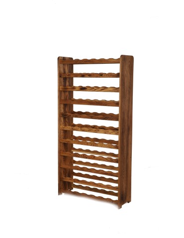 Seria RW-22 - Dębowy regał na wino RW-22-77 drewno olejowane, opalane - product 3