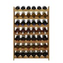 Regał dębowy na 42 butelki · RW-22-42 · drewno olejowane, opalane.