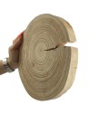 Plaster drewna - fi 20-25 cm - Modrzew, gr 2,5 cm