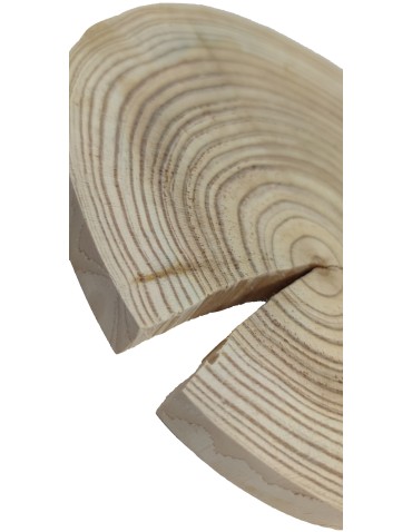 Plaster drewna - fi 15-20 cm - Modrzew, gr 2,0 cm - product 2