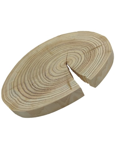 Plastry Okrągłe - Plaster drewna - fi 15-20 cm - Modrzew, gr 2,0 cm - product 3