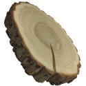 Plaster drewna z korą - fi 20-25 cm - Dąb, gr 3,0 cm