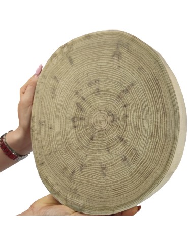 Plaster drewna bez kory - fi 20-25 cm - Akacja, gr 3,5 cm