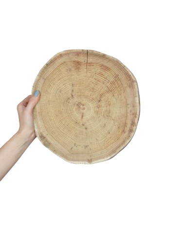 Plaster drewna bez kory- fi 25-30 cm - Akacja, gr 3,5 cm