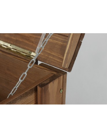 Skrzynie i ławki - Skrzynia sosnowa B-16 olejowana na kolor brązowy - product 10