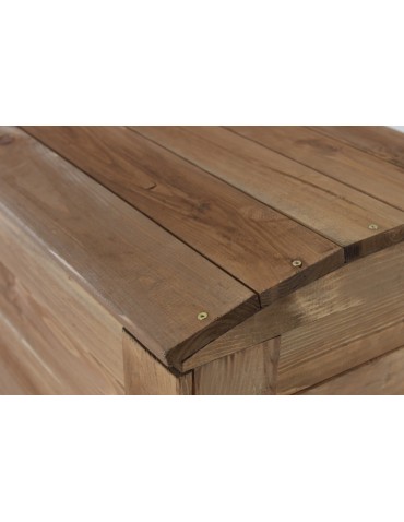 Skrzynie i ławki - Skrzynia sosnowa B-16 olejowana na kolor brązowy - product 11