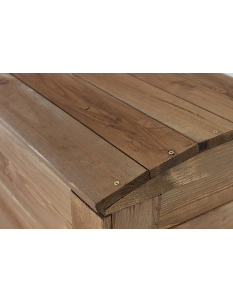 Skrzynie i ławki - Skrzynia sosnowa B-16 olejowana na kolor brązowy - product MODO24.PL 11