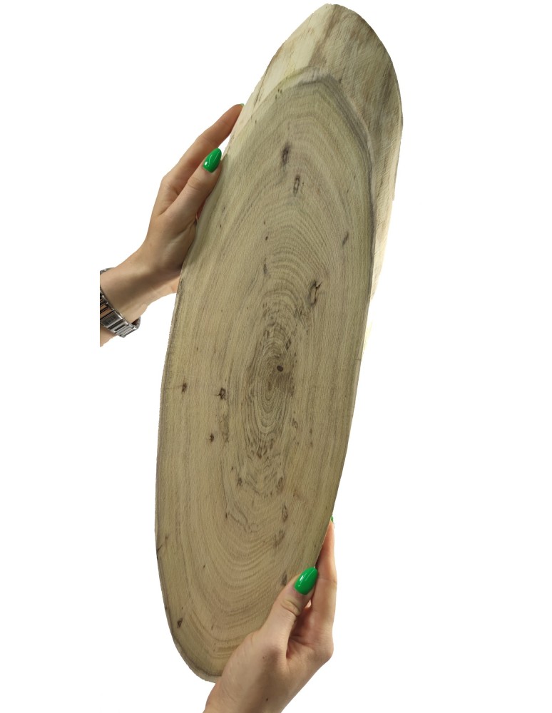 Drewniane tace, patery - Taca Drewniana Ozdobna  ~ Surowa Akacja ~ dł  45-50 cm - produkt MODO24.PL 1