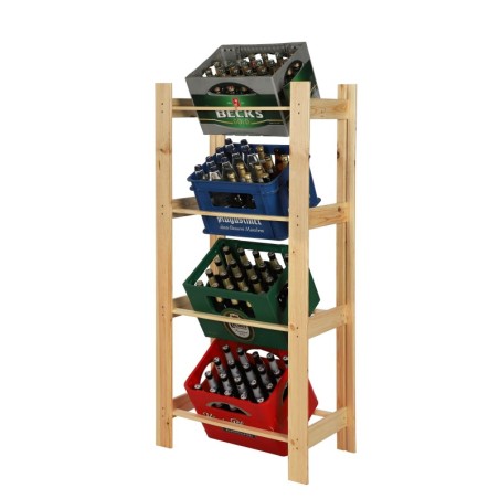 regał na skrzynki transportowe