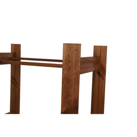 Regał na Skrzynki z Napojami ◈ Drewniany ◈ 4-piętrowy ◈149x70x39 cm