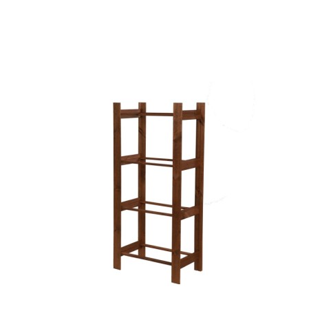 Regał na Skrzynki z Napojami ◈ Drewniany ◈ 4-piętrowy ◈149x70x39 cm