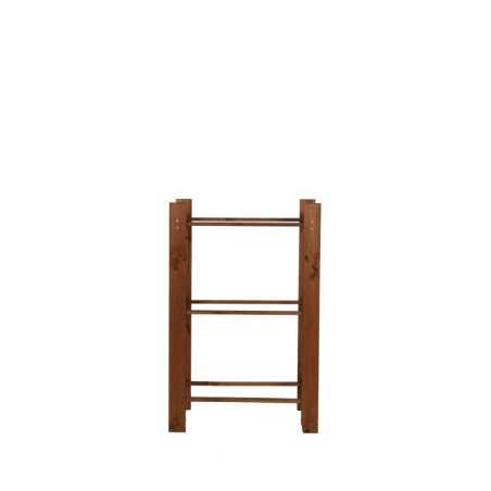 Regał Na Skrzynki ◈ Trzypiętrowy ◈ Drewniany/Brązowy ◈ 107x70x39 cm