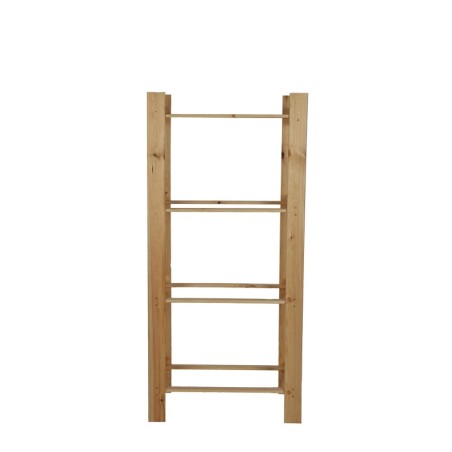 Stojak na Skrzynki z Warzywami ▪ Drewniany/ Surowy ▪ 149x70x39 cm