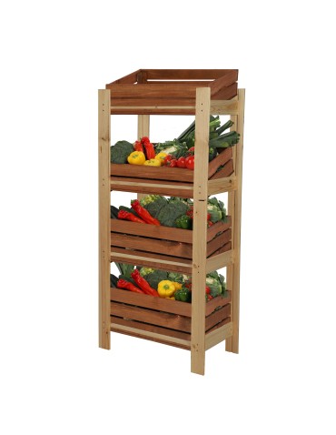 stojaki na skrzynki z warzywami
