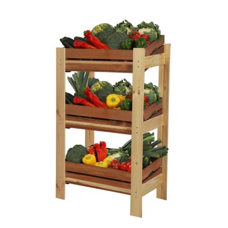 regał na skrzynki sklepowe