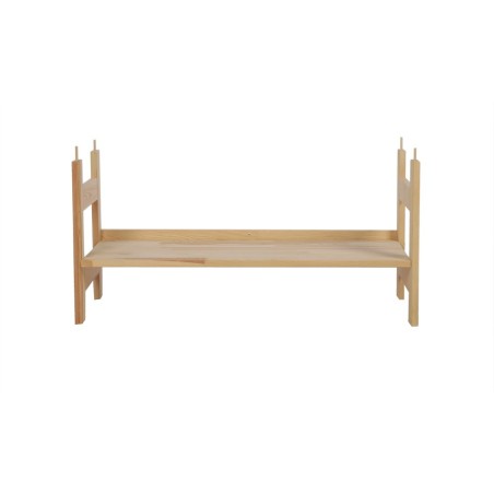 Nadstawka do Regału BERDO ~ Moduł Prosty ~ 38,4x80x34,4 cm brązowa