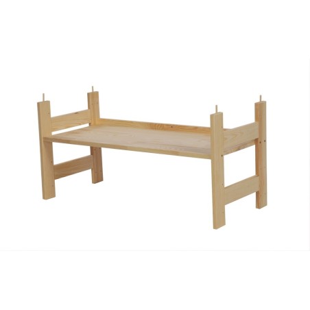 Nadstawka do Regału BERDO ~ Moduł Prosty ~ 38,4x80x34,4 cm brązowa