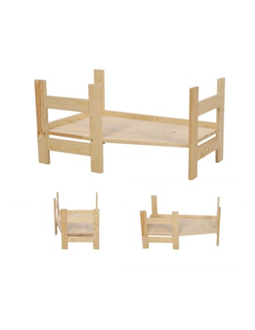 Regały drewniane - Nadstawka do Regału BERDO ~ Moduł Narożnikowy ~ 38,4x72x44,8 cm brązowa - product 16