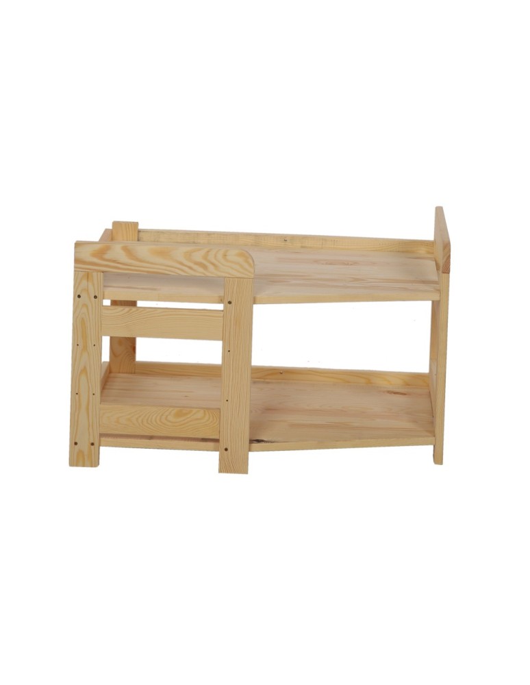 Regały drewniane - Podstawa do Regału BERDO ~ Moduł Narożnikowy ~ 44x72x44,8 cm brązowa - product MODO24.PL 8