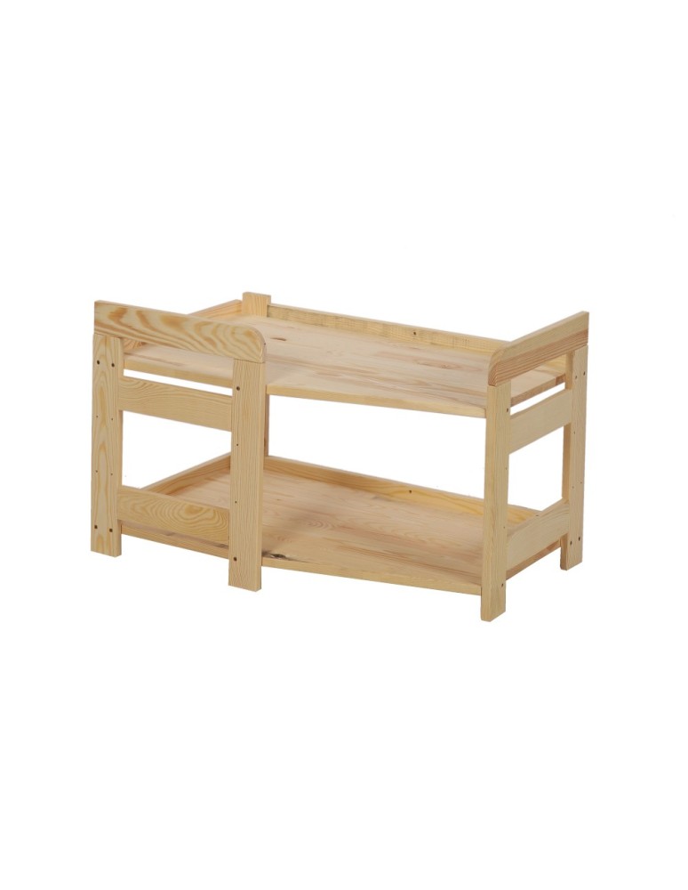 Regały drewniane - Podstawa do Regału BERDO ~ Moduł Narożnikowy ~ 44x72x44,8 cm brązowa - product MODO24.PL 9