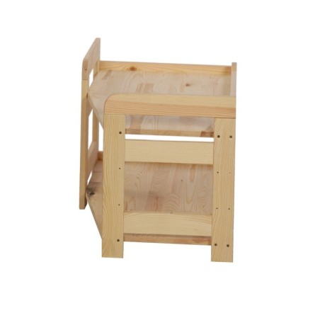 Podstawa do Regału BERDO ~ Moduł Narożnikowy ~ 44x72x44,8 cm brązowa