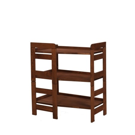 Regał Modułowy Narożnikowy ~ BERDO NAR_03 ~ 82,4x72x44,8 cm ~ 3 Półki brązowy